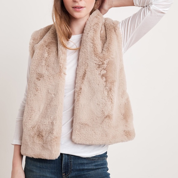 Velvet by Graham and Spencer Faux Fur Vest - Picture 1 of 5